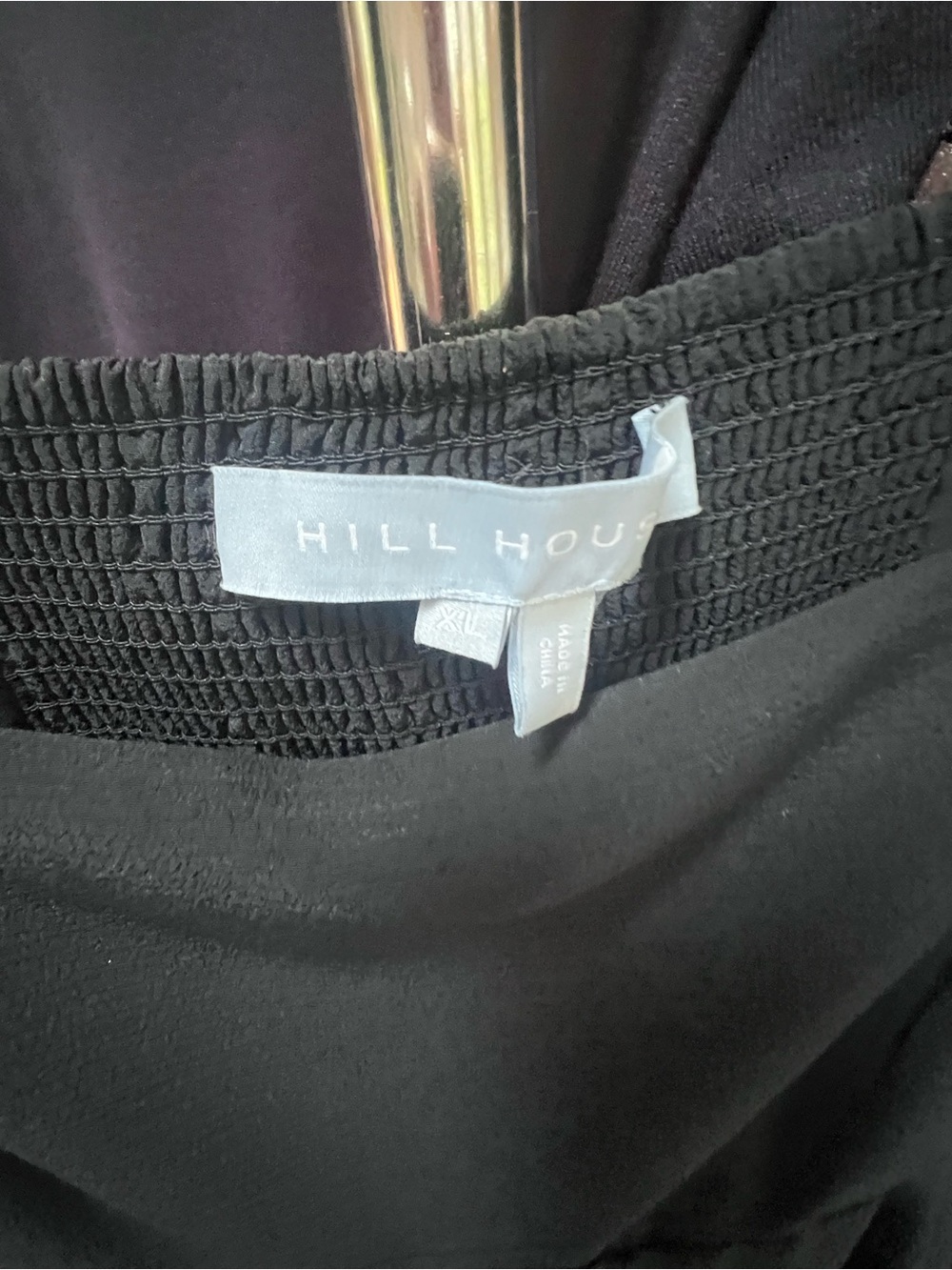 Hill House Matilda Square-Neck Puff Sleeve Midi Dress in Black - XL - Picture 3 of 3